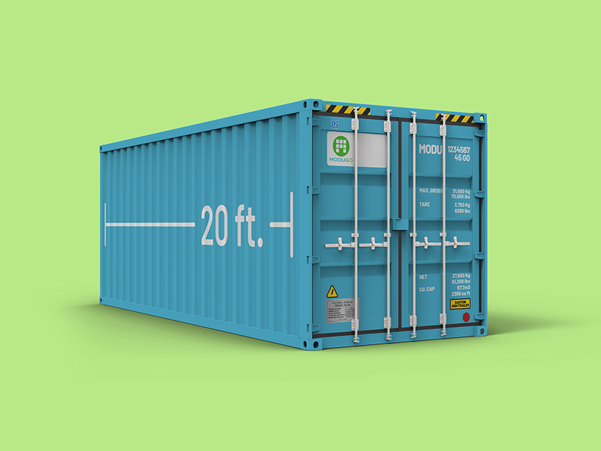 For 20' footer container